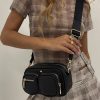 Accessories * | Peta And Jain Peta & Jain Lala Crossbody Bag Black Pebble / Gold Black / Gold