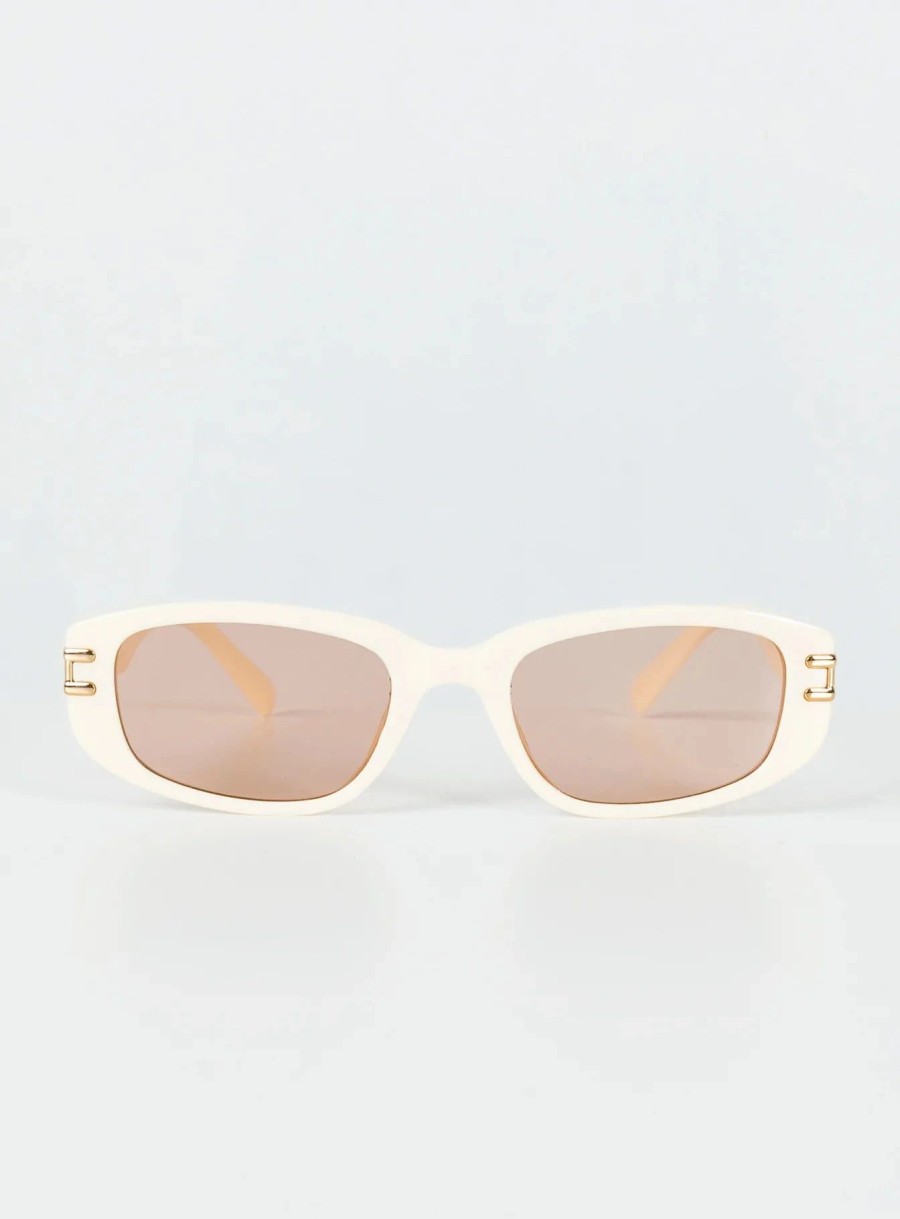 Accessories * | Princess Polly Brunz Sunglasses Beige