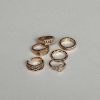 Accessories * | Princess Polly Lower Impact Something For All Ring Set Gold