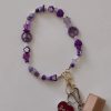 Accessories * | Princess Polly Lower Impact La Carnival Beaded Keyring Purple