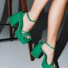 Shoes * | Princess Polly La Belle Heels Primary Green