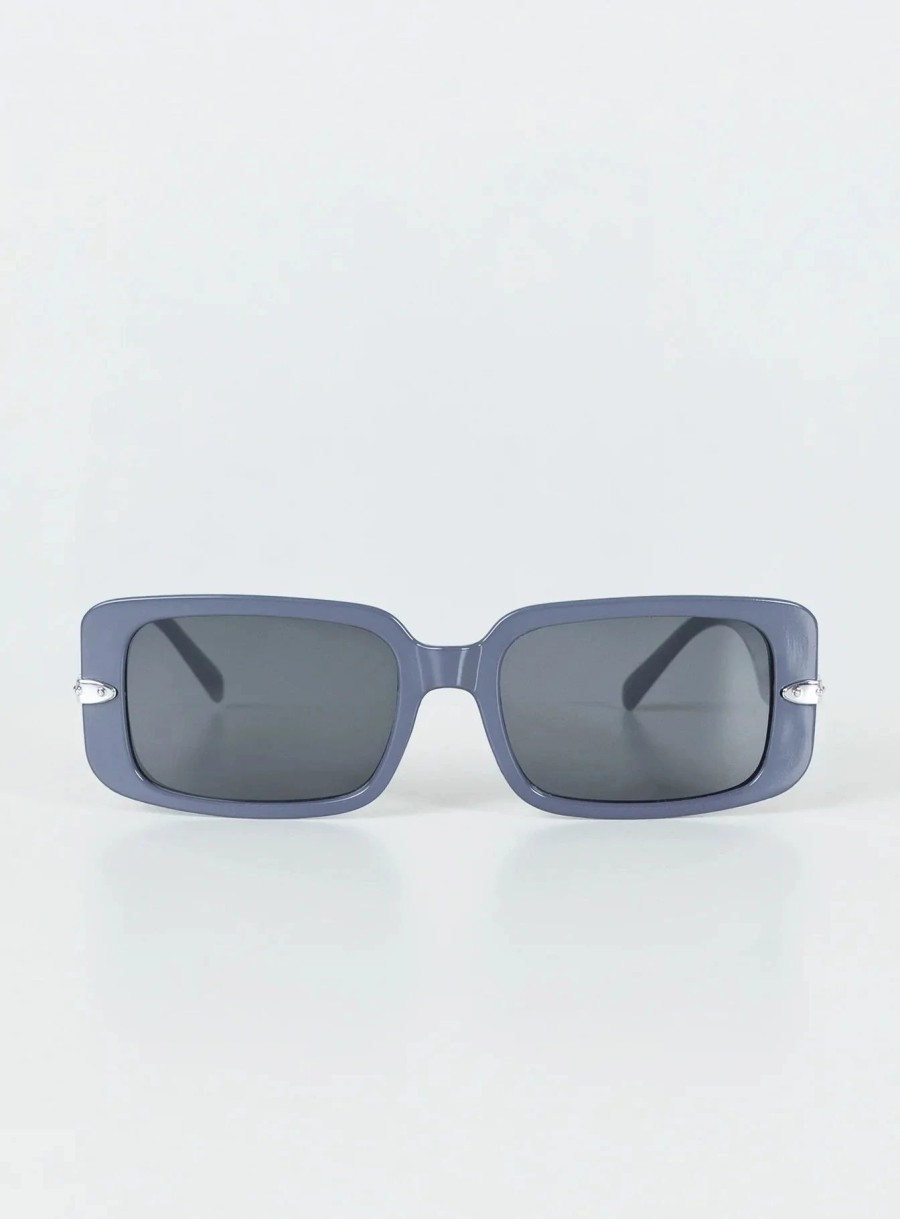 Accessories * | Princess Polly Solano Sunglasses Grey / Silver Slate