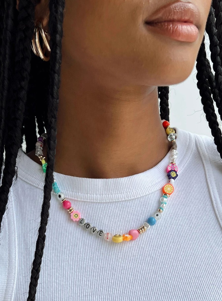 Accessories * | Princess Polly Noughties Vibe Necklace Multi