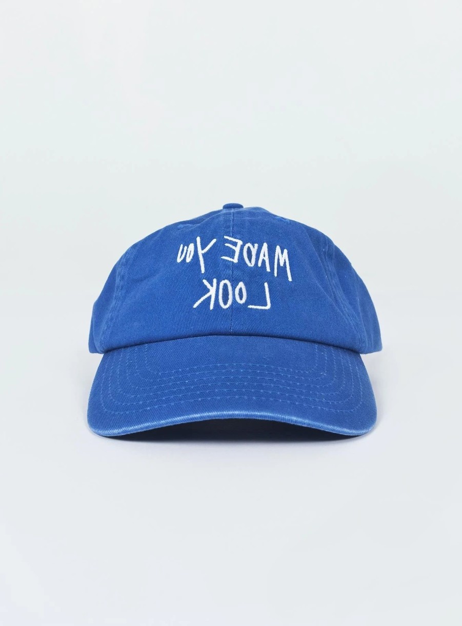 Accessories * | Princess Polly Made You Look Dad Cap Blue