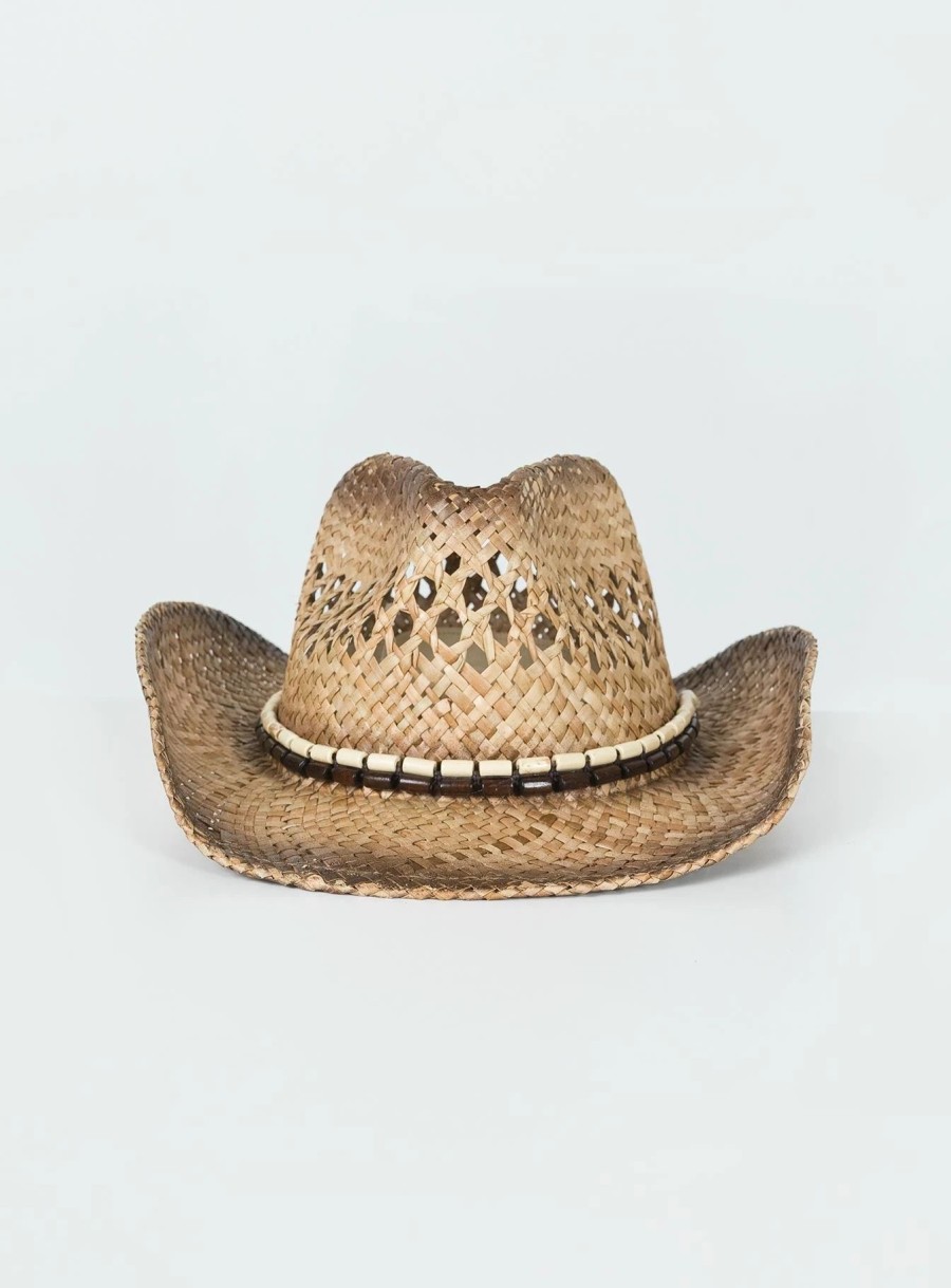 Accessories * | Princess Polly Hayward Cowboy Hat Brown