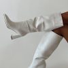 Shoes * | Princess Polly Vesper Knee High Boots White