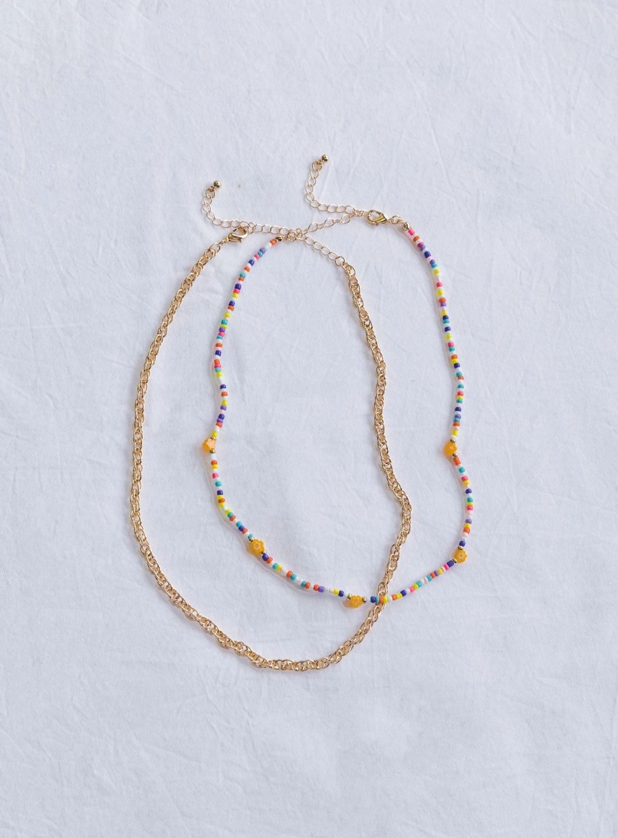 Accessories * | Princess Polly Waterson Necklace Pack / Multi Gold