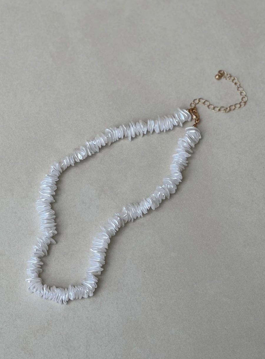 Accessories * | Princess Polly Samisha Necklace White