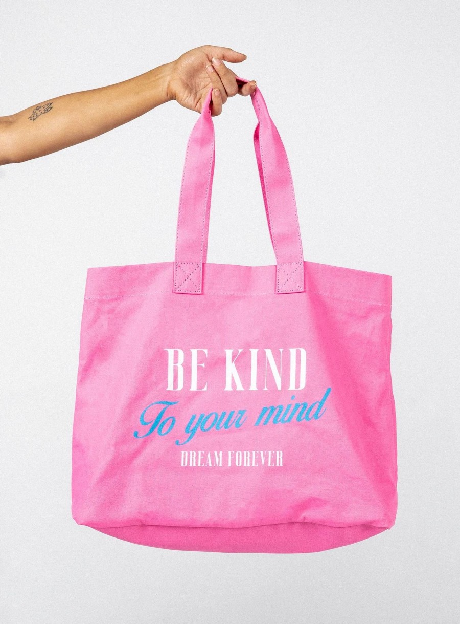 Accessories * | Princess Polly Be Kind To Your Mind Tote Pink