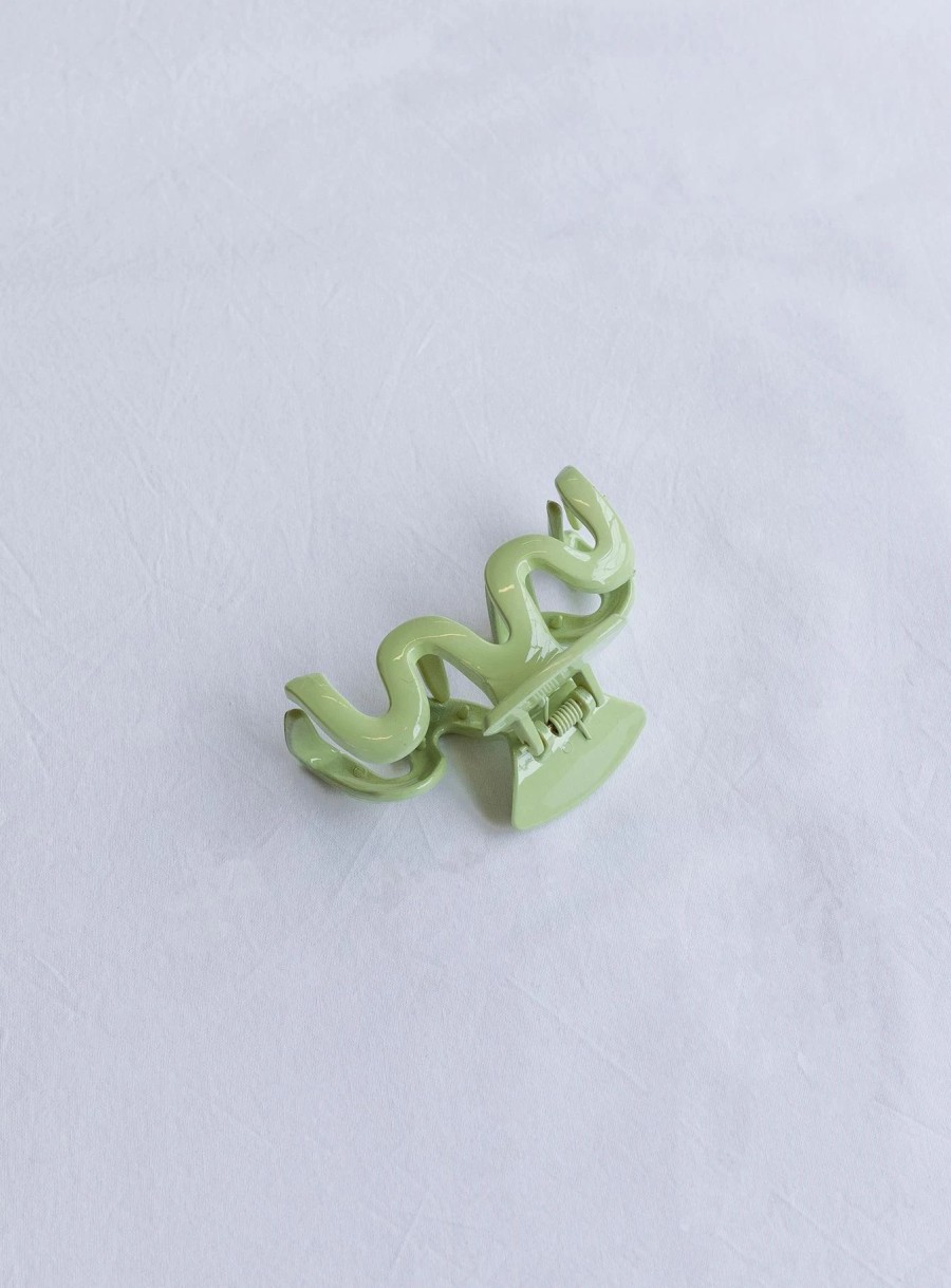 Accessories * | Princess Polly Alvaro Hair Clip Green