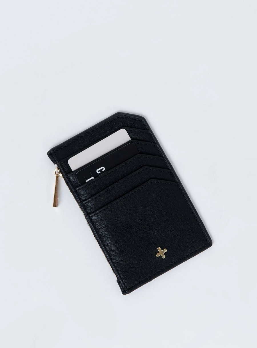 Accessories * | Peta And Jain Peta & Jain Alice Card Holder Black