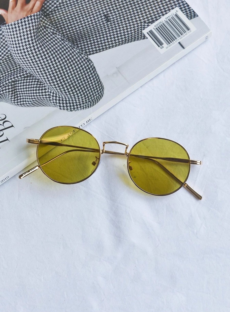 Accessories * | Princess Polly Norbury Sunglasses Light Gold