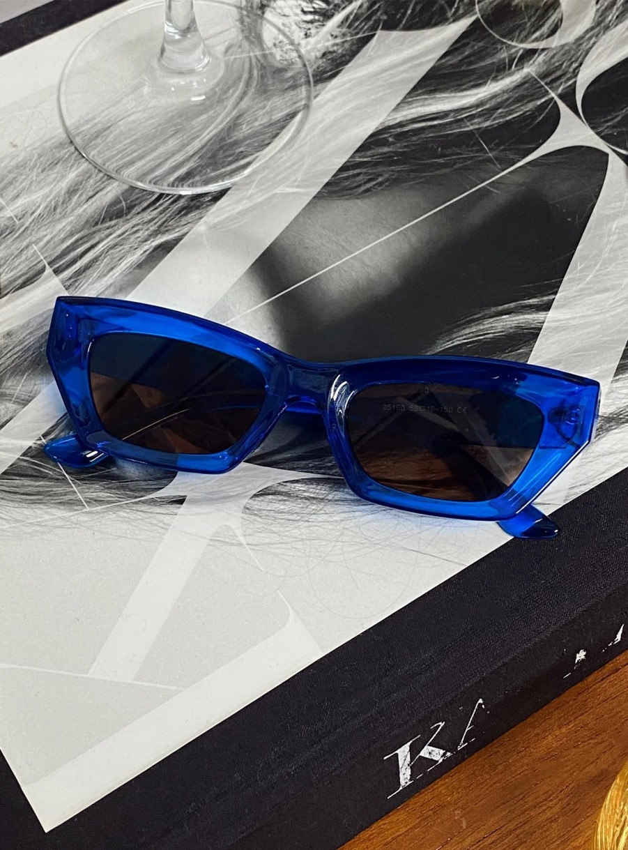 Accessories * | Princess Polly Nardin Sunglasses Blue