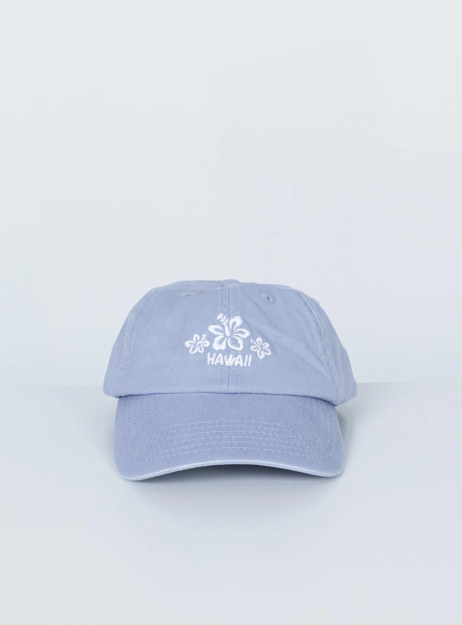 Accessories * | Princess Polly Hawaii Dad Cap Blue