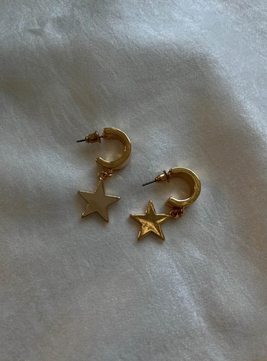 Accessories * | Princess Polly Stargazer Earrings Gold