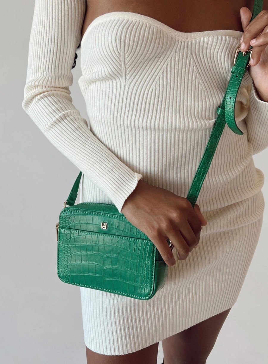 Accessories * | Princess Polly Olwin Crossbody Bag Green