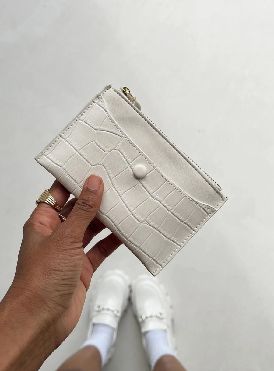 Accessories * | Princess Polly Keeping Track Wallet Cream