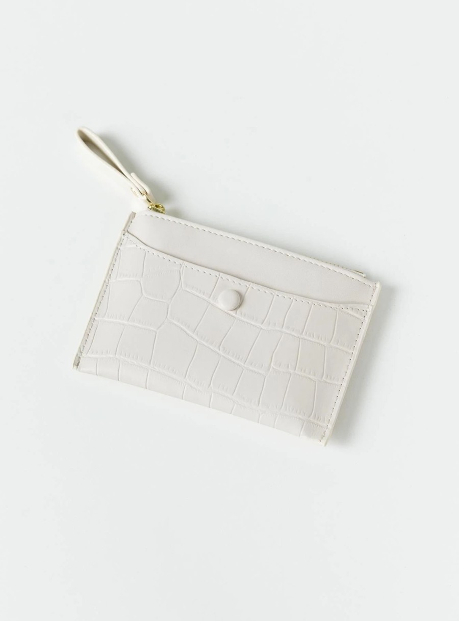 Accessories * | Princess Polly Keeping Track Wallet Cream