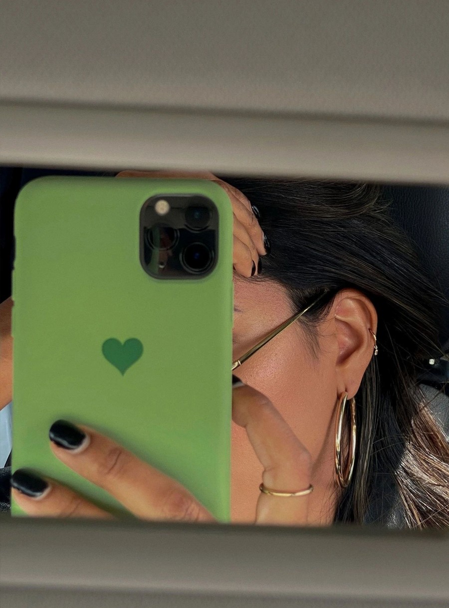 Accessories * | Princess Polly Lola Love Iphone Case Green