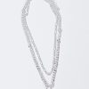 Accessories * | Princess Polly Lower Impact Arnett Necklace Pack Silver