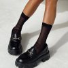 Shoes * | Princess Polly Lower Impact Penny Lane Loafer Black