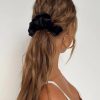 Accessories * | Princess Polly Gloria Scrunchie Black