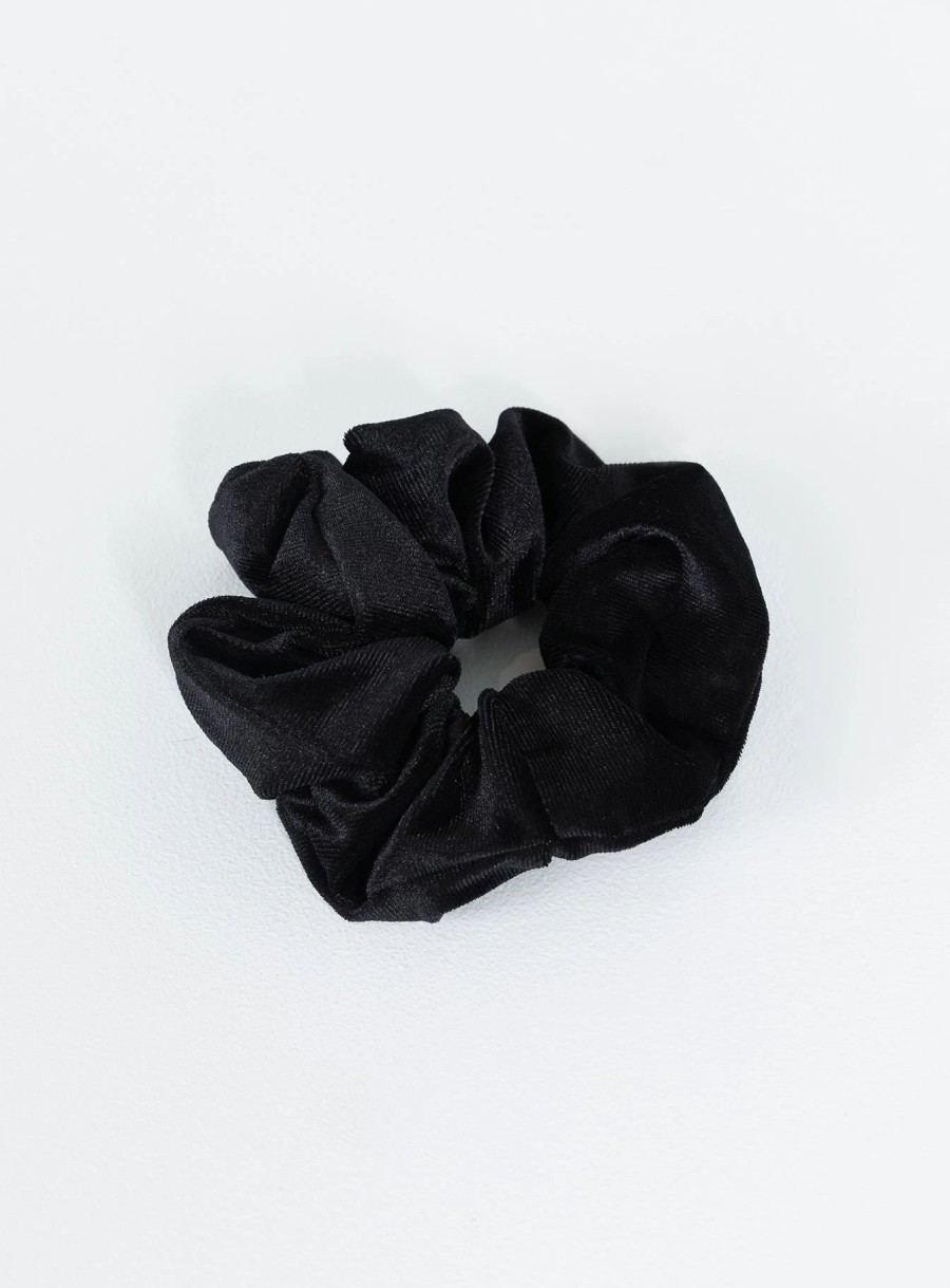 Accessories * | Princess Polly Gloria Scrunchie Black