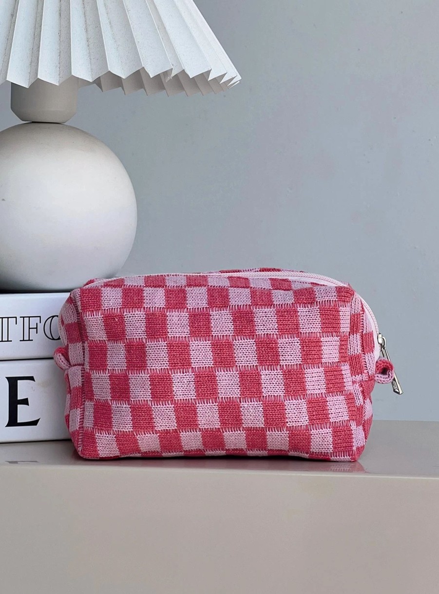 Accessories * | Princess Polly Zinny Cosmetics Bag Pink