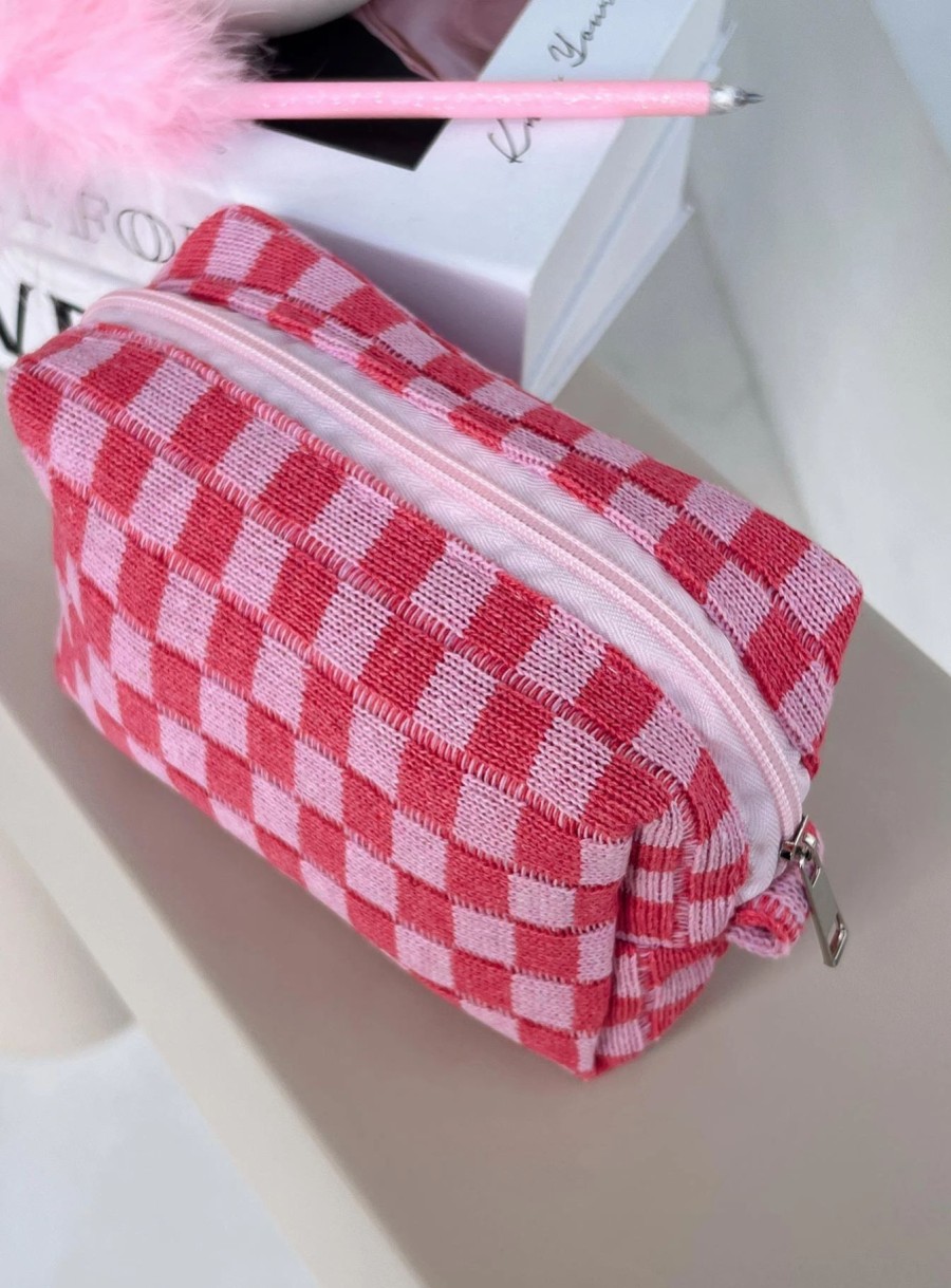 Accessories * | Princess Polly Zinny Cosmetics Bag Pink