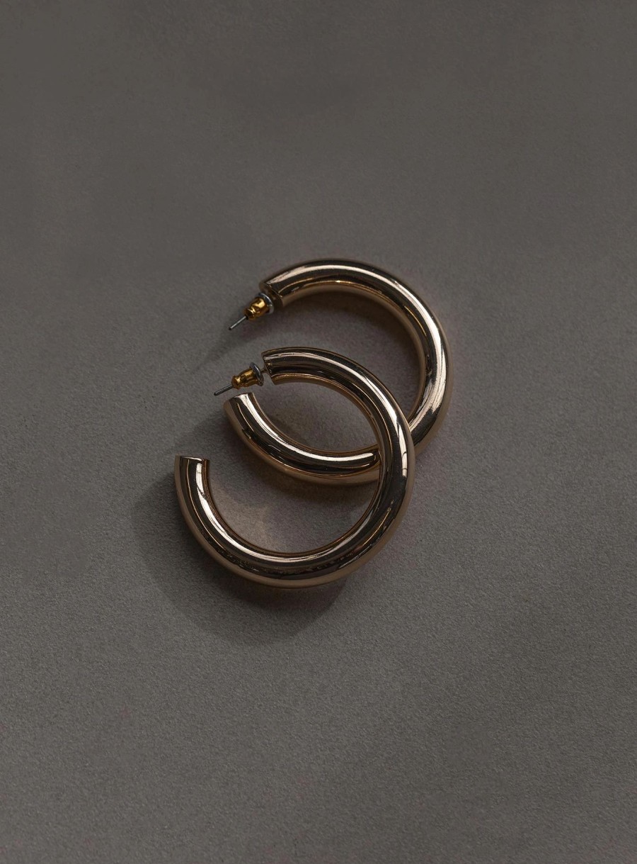 Accessories * | Princess Polly Redding Hoop Earrings Gold