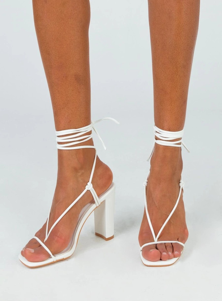 Shoes * | Billini Virden Heels White