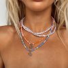 Accessories * | Princess Polly Lower Impact Fireworks Necklace Pack Multi