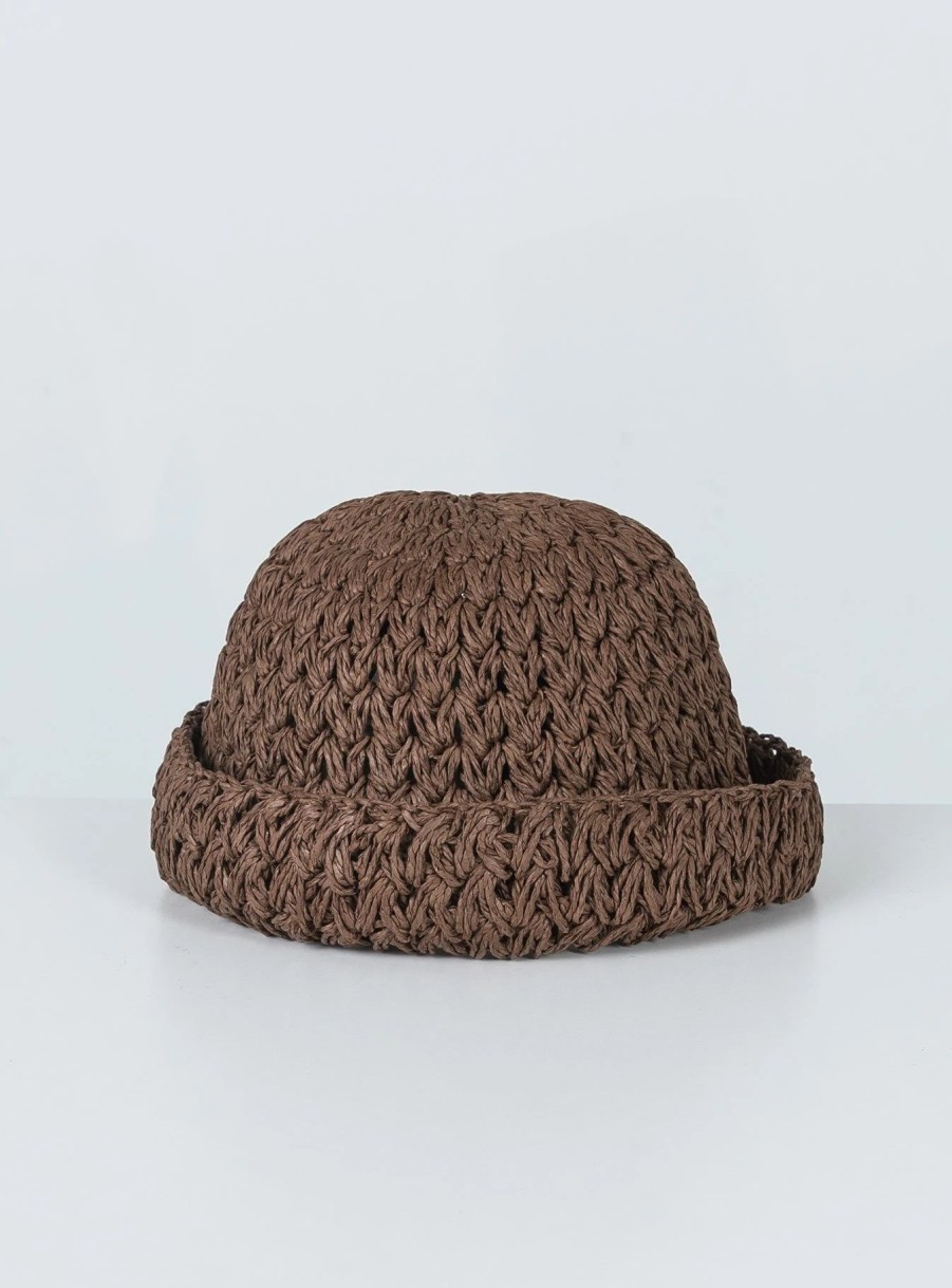 Accessories * | Princess Polly Peyton Bucket Hat Brown