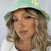 Accessories * | Princess Polly Cast Away Bucket Hat Green Multi