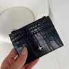 Accessories * | Peta And Jain Peta & Jain Ivy Croc Coin Purse Black