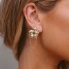 Accessories * | Princess Polly Le Flora Earrings Gold