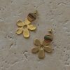 Accessories * | Princess Polly Huston Flower Earrings Gold