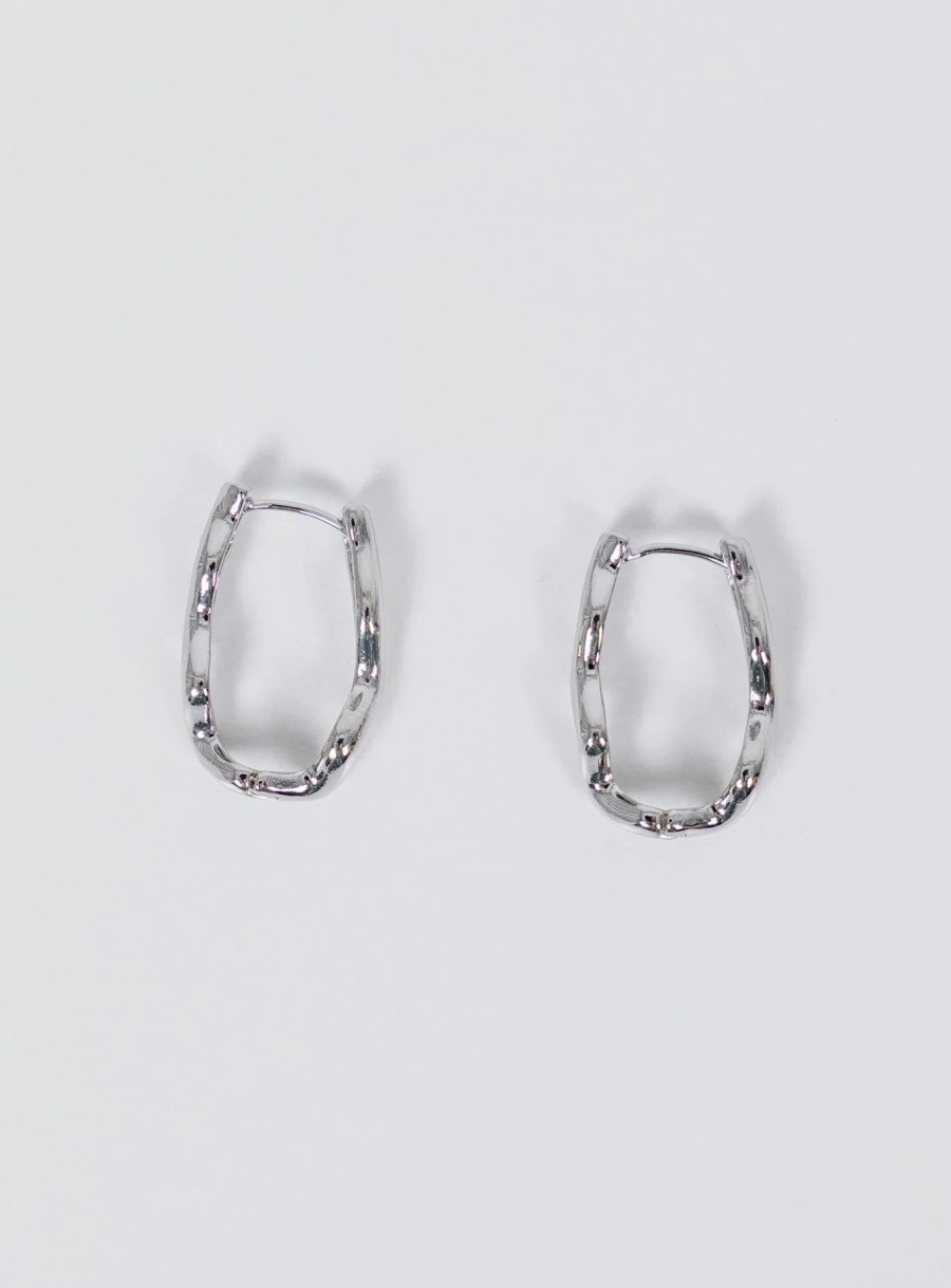 Accessories * | Princess Polly Lower Impact Melvin Earrings Silver