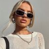 Accessories * | Princess Polly Wallace Sunglasses Chrome