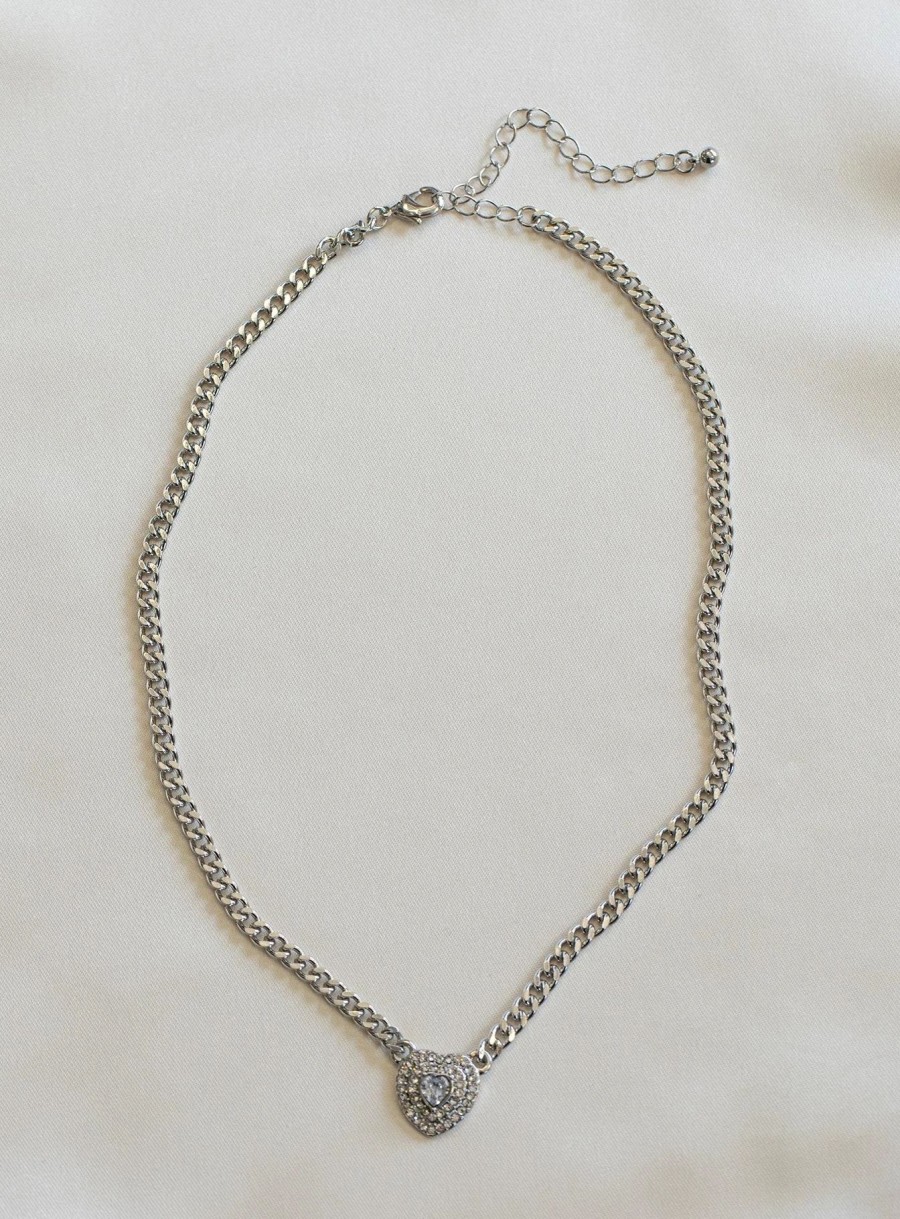 Accessories * | Princess Polly Lucas Necklace Silver