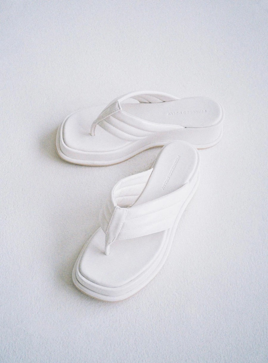 Shoes * | Princess Polly Pump It Up Platforms White