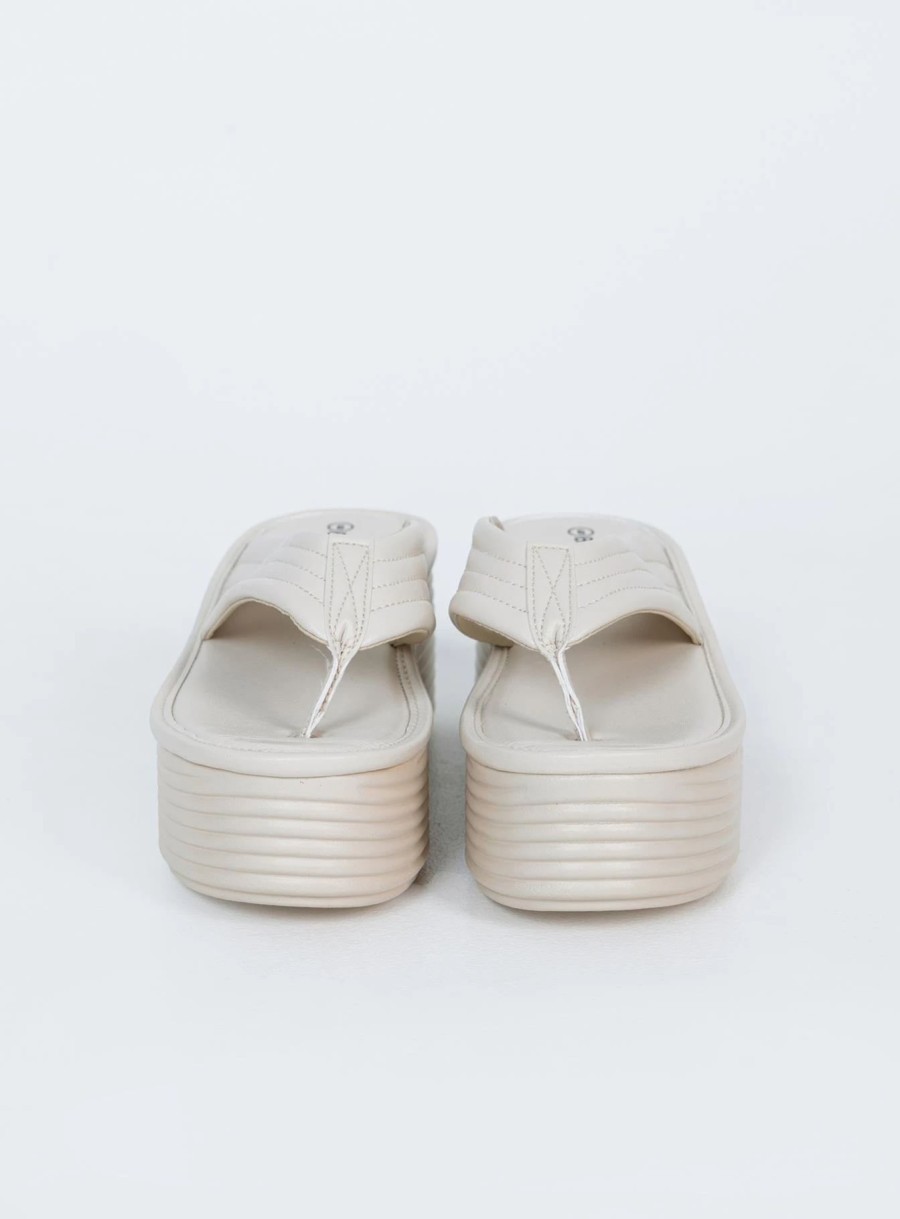 Shoes * | Princess Polly Lola Platform Sandals Beige