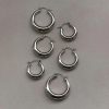 Accessories * | Princess Polly Navedo Hoop Earring Pack Silver