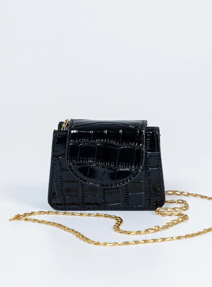 Accessories * | Princess Polly Vance Crossbody Bag Black