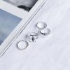 Accessories * | Princess Polly Lower Impact Good Fortune Ring Pack Silver