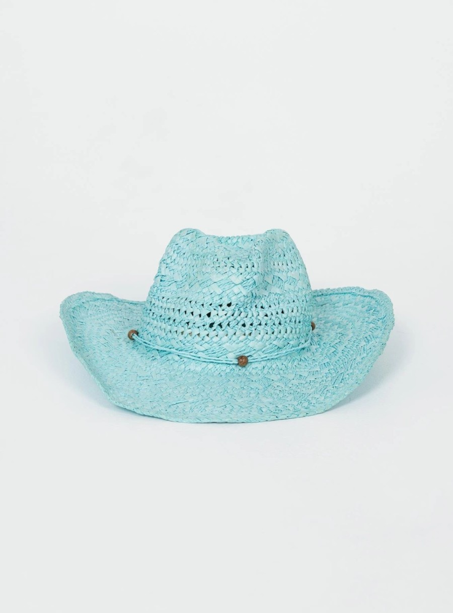 Accessories * | Princess Polly Yeehah Hat Baby Blue