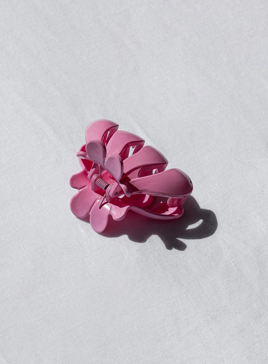 Accessories * | Princess Polly Peppercorn Hair Clip Pink