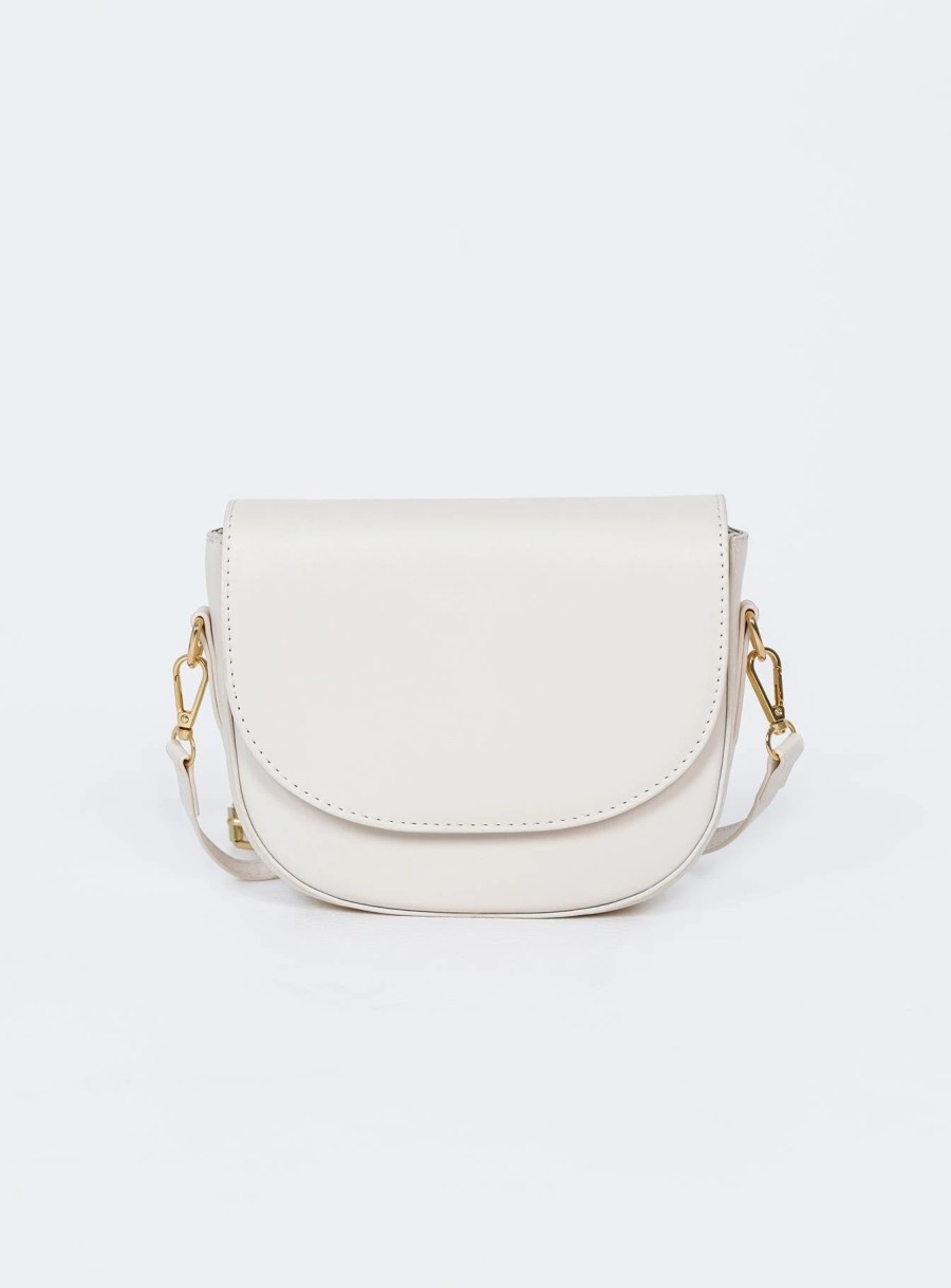 Accessories * | Princess Polly Wallack Crossbody Bag Bone Beige