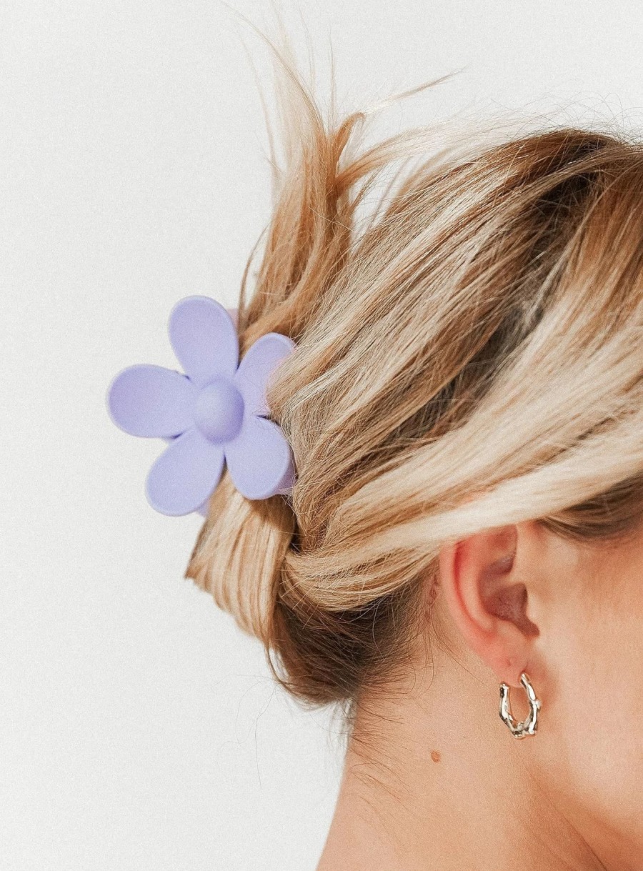 Accessories * | Princess Polly Last Summer Hair Clip Purple