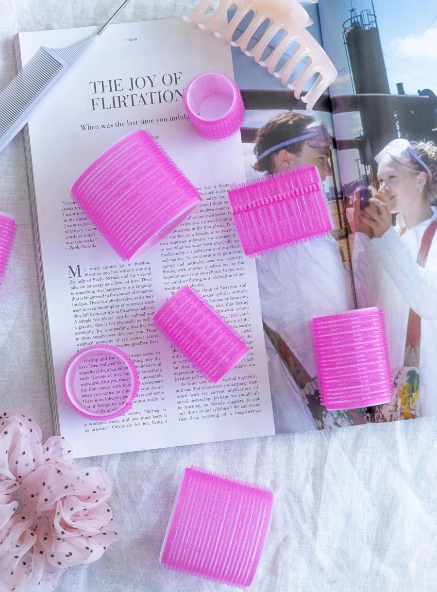 Accessories * | Princess Polly Hair Rollers Pack Pink